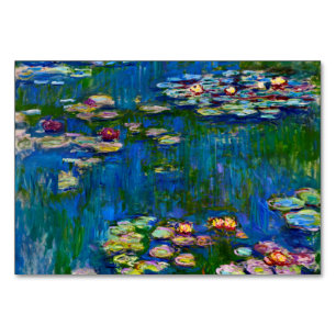 Claude Monet - Water Lilies Table Number