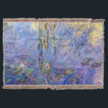 Claude Monet - Water Lilies Throw Blanket<br><div class="desc">Water Lilies / Nympheas by Claude Monet in 1916-1919</div>