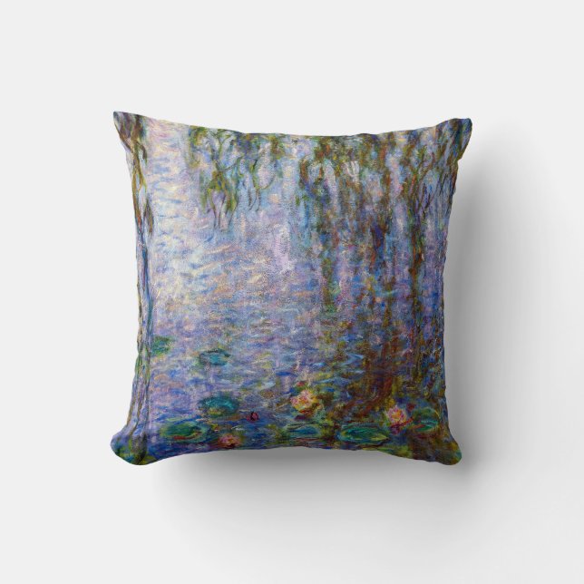 Claude Monet - Water Lilies Throw Pillow (Front)