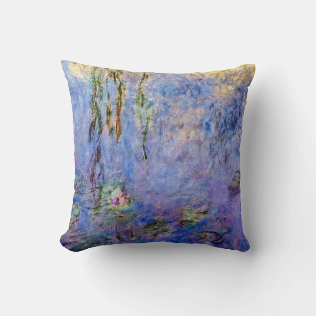 Claude Monet - Water Lilies Throw Pillow (Front)