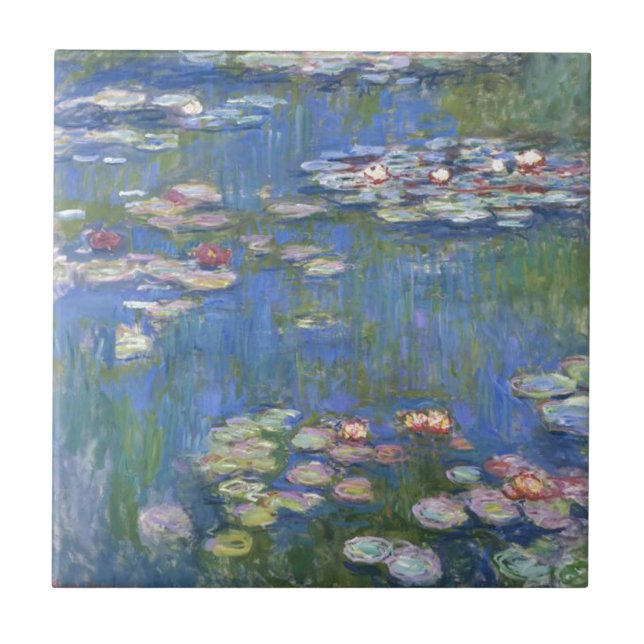 Claude Monet // Water Lilies Tile (Front)