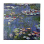 Claude Monet Water Lilies Tile<br><div class="desc">Claude Monet Water Lilies</div>