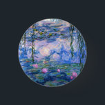 Claude Monet Water Lilies Vintage Floral HD Art 1 Inch Round Button<br><div class="desc">Claude Monet Water Lilies Vintage Floral HD Art Button.
Water Lilies painting by Claude Monet. Painted between 1916-1919.</div>