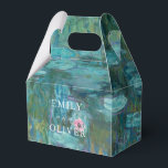 Claude Monet Water Lilies Wedding Favor Box<br><div class="desc">Wedding favour boxes featuring Claude Monet Water Lilies painting.</div>