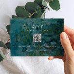 Claude Monet Water Lilies Wedding RSVP Card<br><div class="desc">Create your own personalized wedding RSVP cards featuring Claude Monet Water Lilies painting</div>