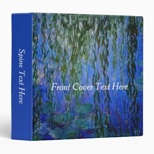 Claude Monet - Water Lilies with weeping willow Binder