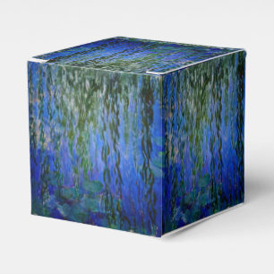 Claude Monet - Water Lilies with weeping willow Favor Box