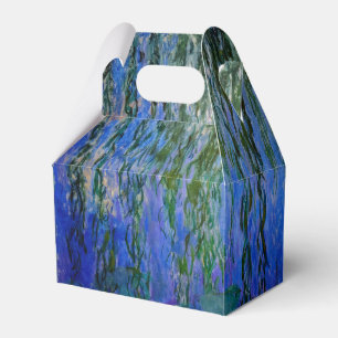 Claude Monet - Water Lilies with weeping willow Favor Box