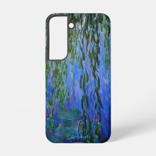 Claude Monet - Water Lilies with weeping willow Samsung Galaxy Case