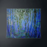 Claude Monet - Water Lilies with weeping willow Tapestry<br><div class="desc">Water Lilies with weeping willow branches / Nympheas avec rameaux de saule by Claude Monet in 1916-1919</div>