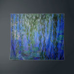 Claude Monet - Water Lilies with weeping willow Tapestry<br><div class="desc">Water Lilies with weeping willow branches / Nympheas avec rameaux de saule by Claude Monet in 1916-1919</div>