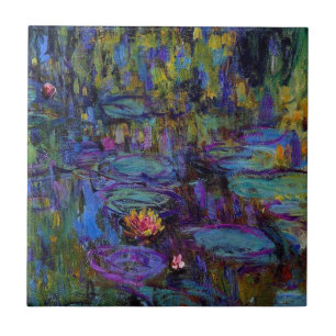 Claude Monet Water Lillies 1917 Tile