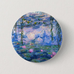 Claude Monet Water Lillies 1919 2 Inch Round Button