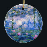 Claude Monet Water Lillies 1919 Ceramic Ornament<br><div class="desc">Title: Water Lilies
Artist: Claude Monet
Year: 1919</div>