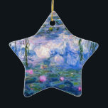 Claude Monet Water Lillies 1919 Ceramic Ornament<br><div class="desc">Title: Water Lilies
Artist: Claude Monet
Year: 1919</div>
