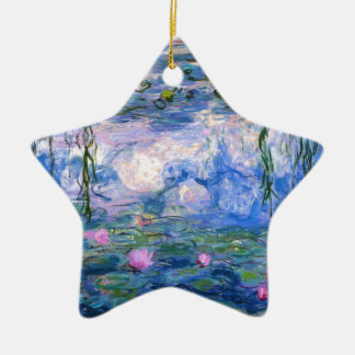 Claude Monet Water Lillies 1919 Ceramic Ornament