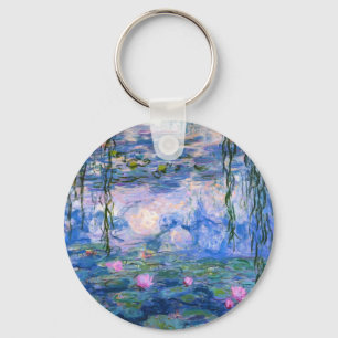 Claude Monet Water Lillies 1919 Keychain