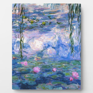 Claude Monet Water Lillies 1919 Plaque