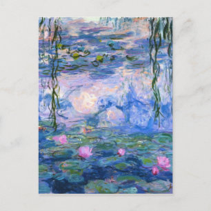 Claude Monet Water Lillies 1919 Postcard