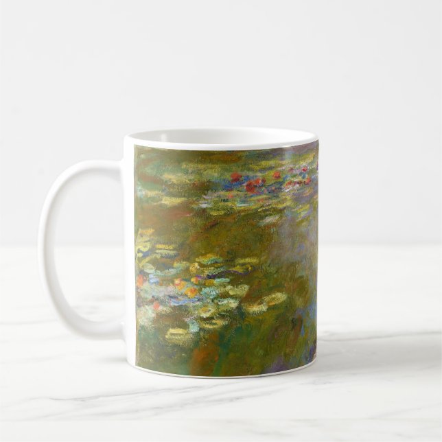 Claude Monet - Water Lily Pond 1917 Coffee Mug (Left)