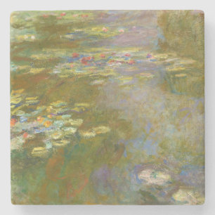 Claude Monet - Water Lily Pond 1917 Stone Coaster