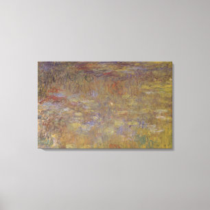Claude Monet   Water-Lily Pond Canvas Print