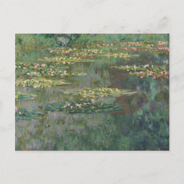 Claude Monet Water Lily Pond Fine Art GalleryHD Postcard (Front)