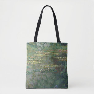 Claude Monet Water Lily Pond Fine Art GalleryHD Tote Bag