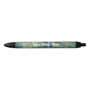 Claude Monet - Water Lily pond, Green Harmony Black Ink Pen