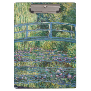 Claude Monet - Water Lily pond, Green Harmony Clipboard