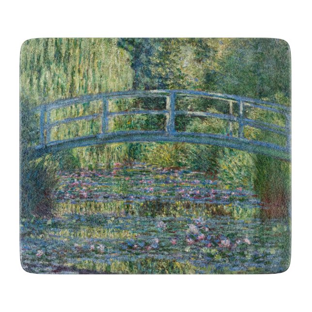Claude Monet - Water Lily pond, Green Harmony Cutting Board (Front)