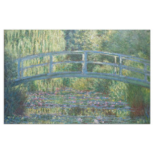 Claude Monet - Water Lily pond, Green Harmony Fabric