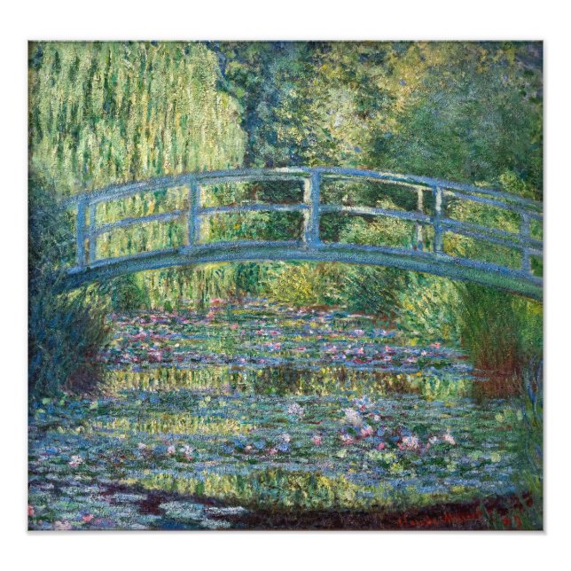 Claude Monet - Water Lily pond, Green Harmony Photo Print (Front)