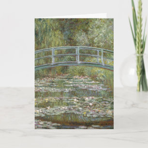 Claude Monet Water Lily Pond (Japanese Footbridge) Card