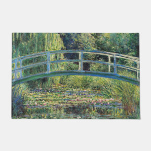 Claude Monet - Water Lily Pond & Japanesese Bridge Doormat