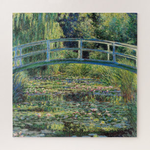 Claude Monet - Water Lily Pond & Japanesese Bridge Jigsaw Puzzle