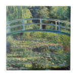 Claude Monet - Water Lily Pond & Japanesese Bridge Tile<br><div class="desc">The Water Lily Pond and the Japanese Bridge / Le Bassin aux nympheas - Claude Monet,  1899</div>