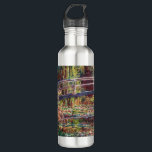 Claude Monet - Water Lily pond, Pink Harmony 710 Ml Water Bottle<br><div class="desc">Water Lily pond,  Pink Harmony / Le Bassin aux Nympheas,  Harmonie Rose by Claude Monet in 1900</div>