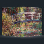 Claude Monet - Water Lily pond, Pink Harmony Binder<br><div class="desc">Water Lily pond,  Pink Harmony / Le Bassin aux Nympheas,  Harmonie Rose by Claude Monet in 1900</div>