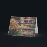 Claude Monet - Water Lily pond, Pink Harmony Card<br><div class="desc">Water Lily pond,  Pink Harmony / Le Bassin aux Nympheas,  Harmonie Rose by Claude Monet in 1900</div>