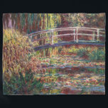 Claude Monet - Water Lily pond, Pink Harmony Fleece Blanket<br><div class="desc">Water Lily pond,  Pink Harmony / Le Bassin aux Nympheas,  Harmonie Rose by Claude Monet in 1900</div>