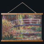 Claude Monet - Water Lily pond, Pink Harmony Hanging Tapestry<br><div class="desc">Water Lily pond,  Pink Harmony / Le Bassin aux Nympheas,  Harmonie Rose by Claude Monet in 1900</div>
