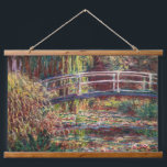 Claude Monet - Water Lily pond, Pink Harmony Hanging Tapestry<br><div class="desc">Water Lily pond,  Pink Harmony / Le Bassin aux Nympheas,  Harmonie Rose by Claude Monet in 1900</div>