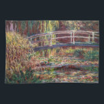 Claude Monet - Water Lily pond, Pink Harmony Kitchen Towel<br><div class="desc">Water Lily pond,  Pink Harmony / Le Bassin aux Nympheas,  Harmonie Rose by Claude Monet in 1900</div>
