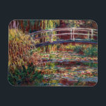 Claude Monet - Water Lily pond, Pink Harmony Magnet<br><div class="desc">Water Lily pond,  Pink Harmony / Le Bassin aux Nympheas,  Harmonie Rose by Claude Monet in 1900</div>