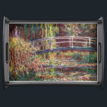 Claude Monet - Water Lily pond, Pink Harmony Serving Tray<br><div class="desc">Water Lily pond,  Pink Harmony / Le Bassin aux Nympheas,  Harmonie Rose by Claude Monet in 1900</div>