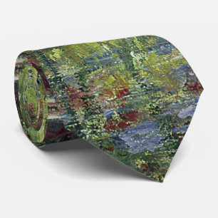 Claude Monet - Water lily Pond Pink Harmony Tie
