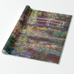Claude Monet - Water Lily pond, Pink Harmony Wrapping Paper<br><div class="desc">Water Lily pond,  Pink Harmony / Le Bassin aux Nympheas,  Harmonie Rose by Claude Monet in 1900</div>
