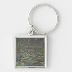 Claude Monet Waterlilies at Sunset Keychain