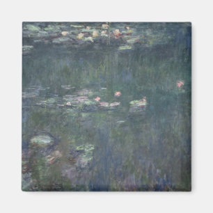 Claude Monet Waterlilies: Green Reflections Magnet